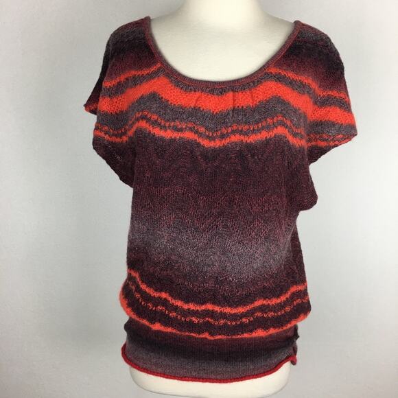Free People Berry Comb Short Sleeve Sweater size XS - Picture 2 of 8